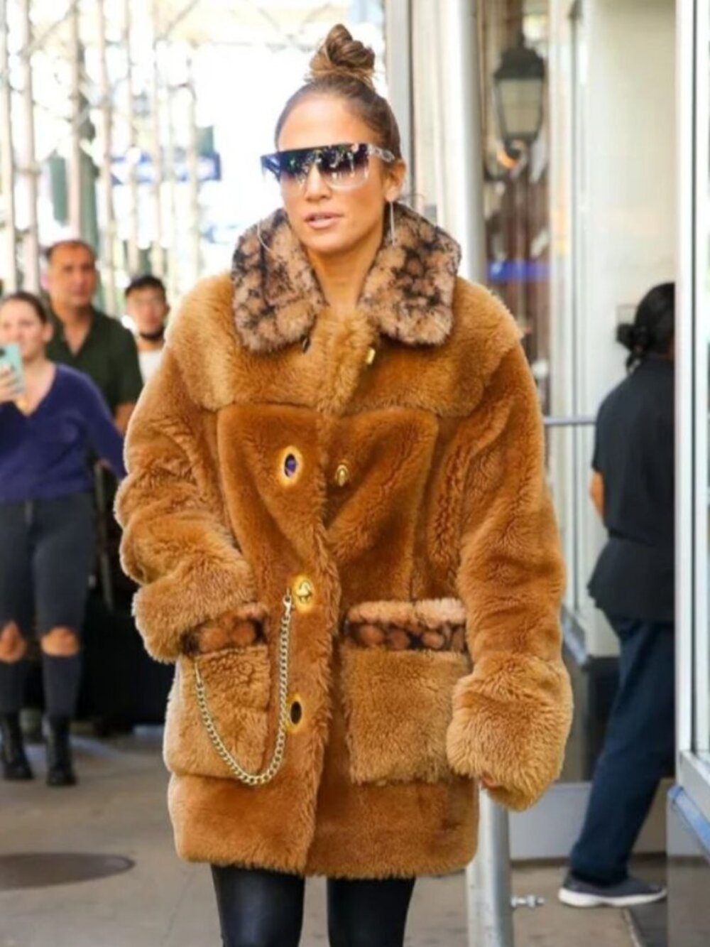 Coach x Jennifer Lopez Signature Fur Shearling Coat NWT - Size S